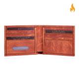 Mens Leather Wallet | Soloist Amber