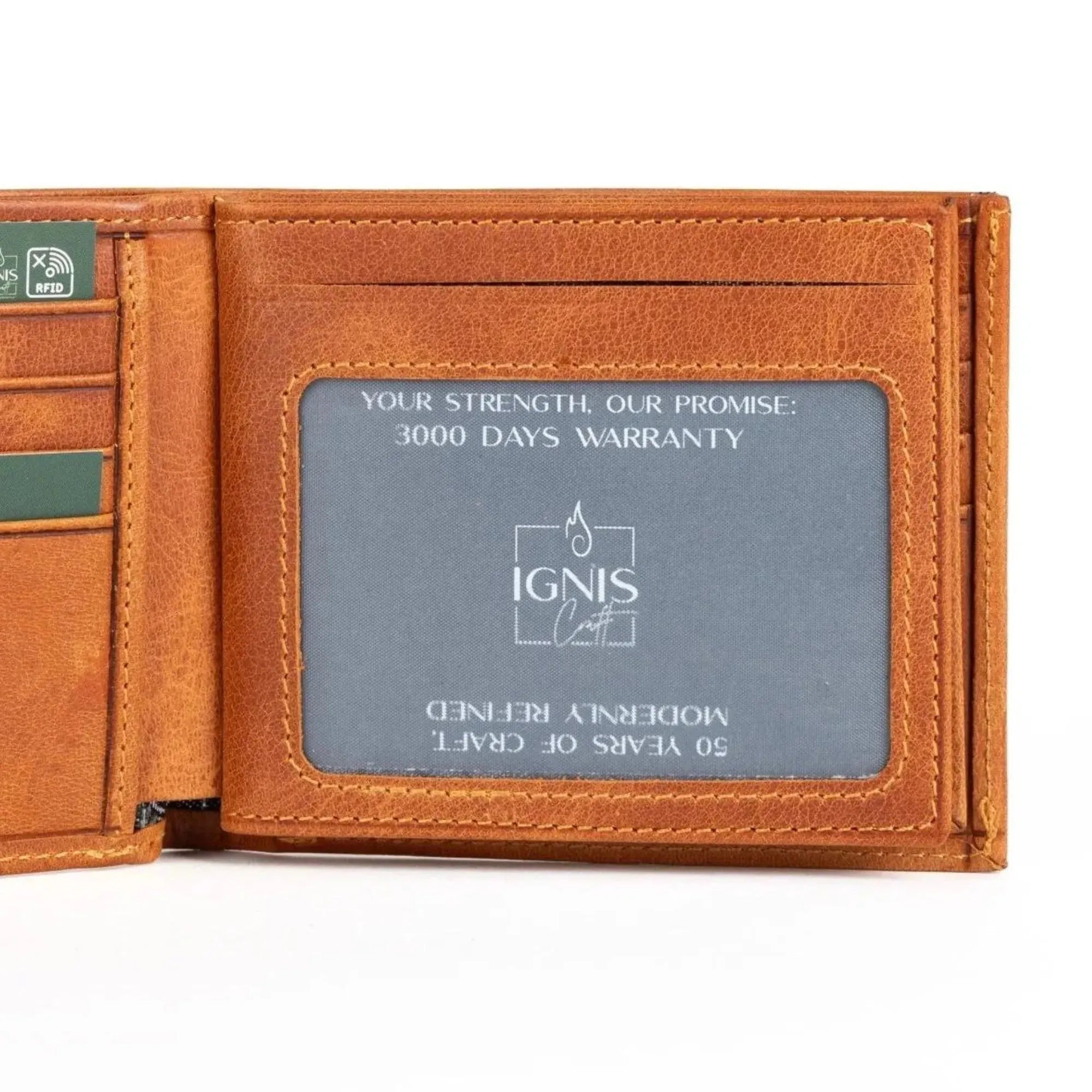 Wallet for Men Leather | Essential Amber