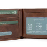 Men's Leather Wallet - Essential Jasper | IGNIS Craft