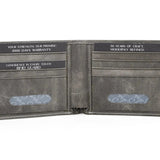 Mens Leather Billfold | Soloist Basalt