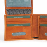 Mens Leather Billfold Wallet | Solstice 4 Amber