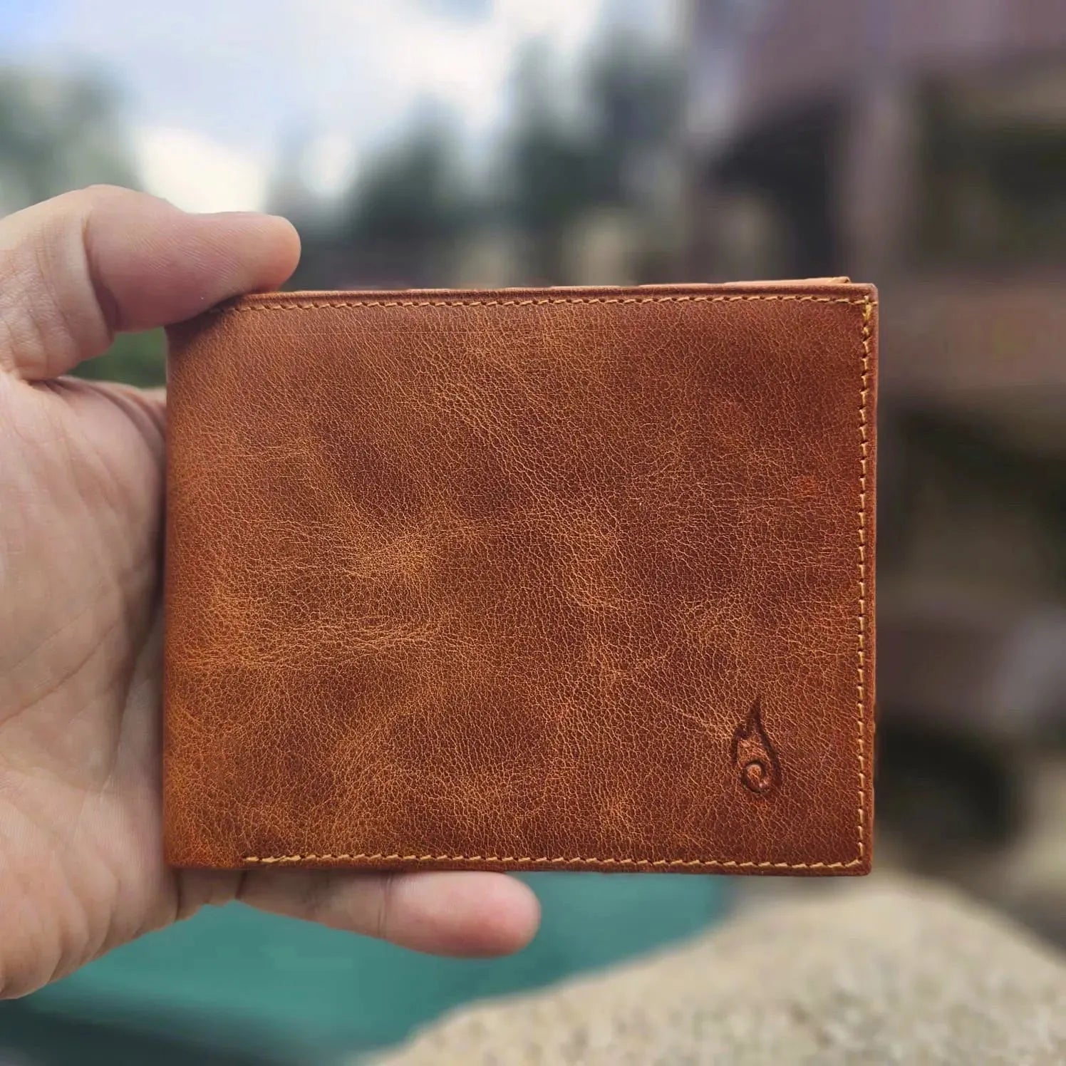 Wallet for Men Leather | Essential Amber