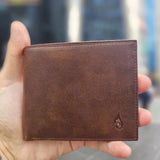 Mens Leather Wallet | Dual Flip Jasper