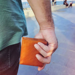 Mens Real Leather Wallet | Soloist Amber