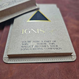 Mens Leather Card Wallet | Capsule Jasper