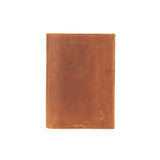 RFID Blocking Leather Passport Holder | Voyager Amber