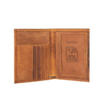 RFID Blocking Leather Passport Holder | Voyager Amber