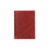 RFID Blocking Leather Passport Holder | Voyager Carnelian