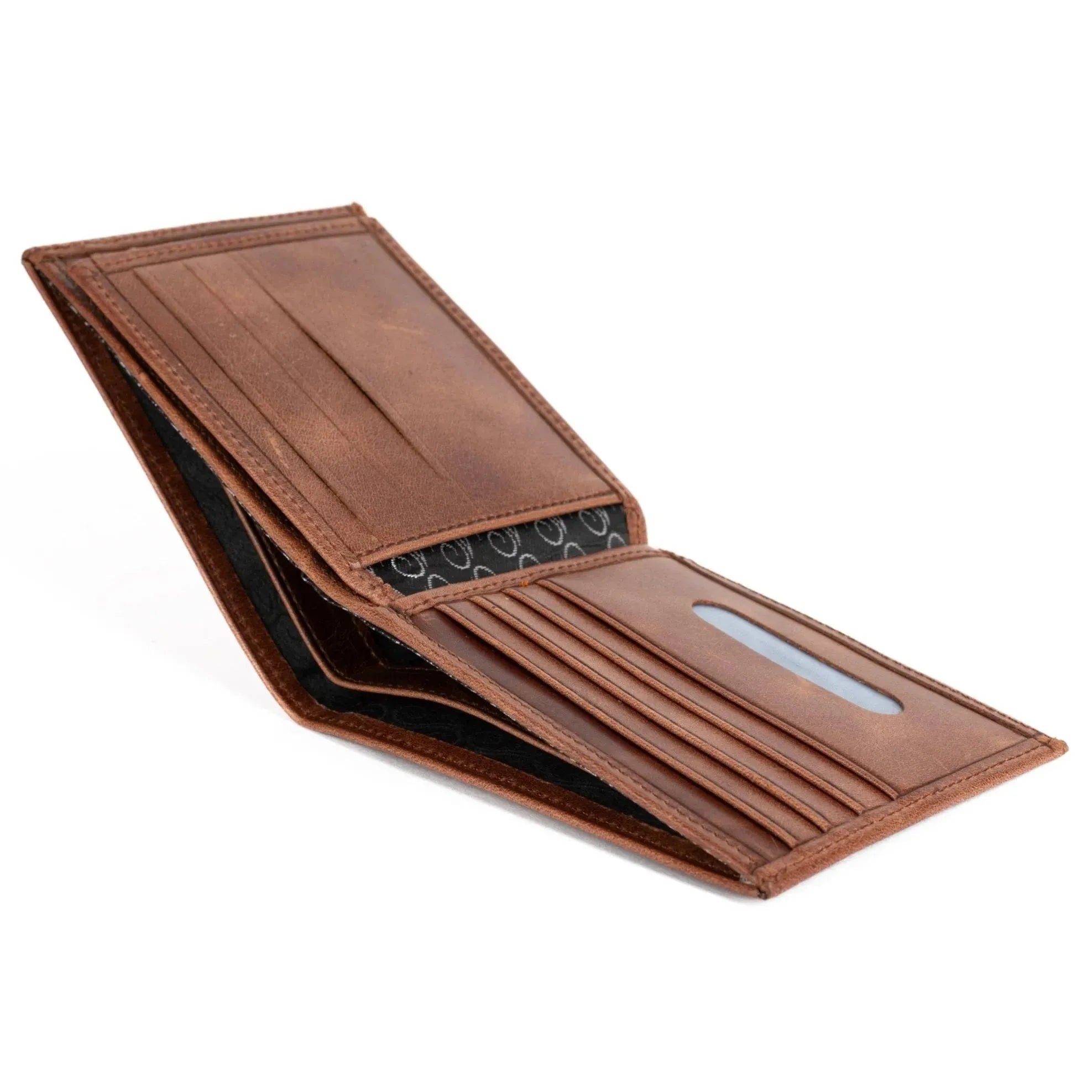 Brown Leather Wallet for men | Companion Agate