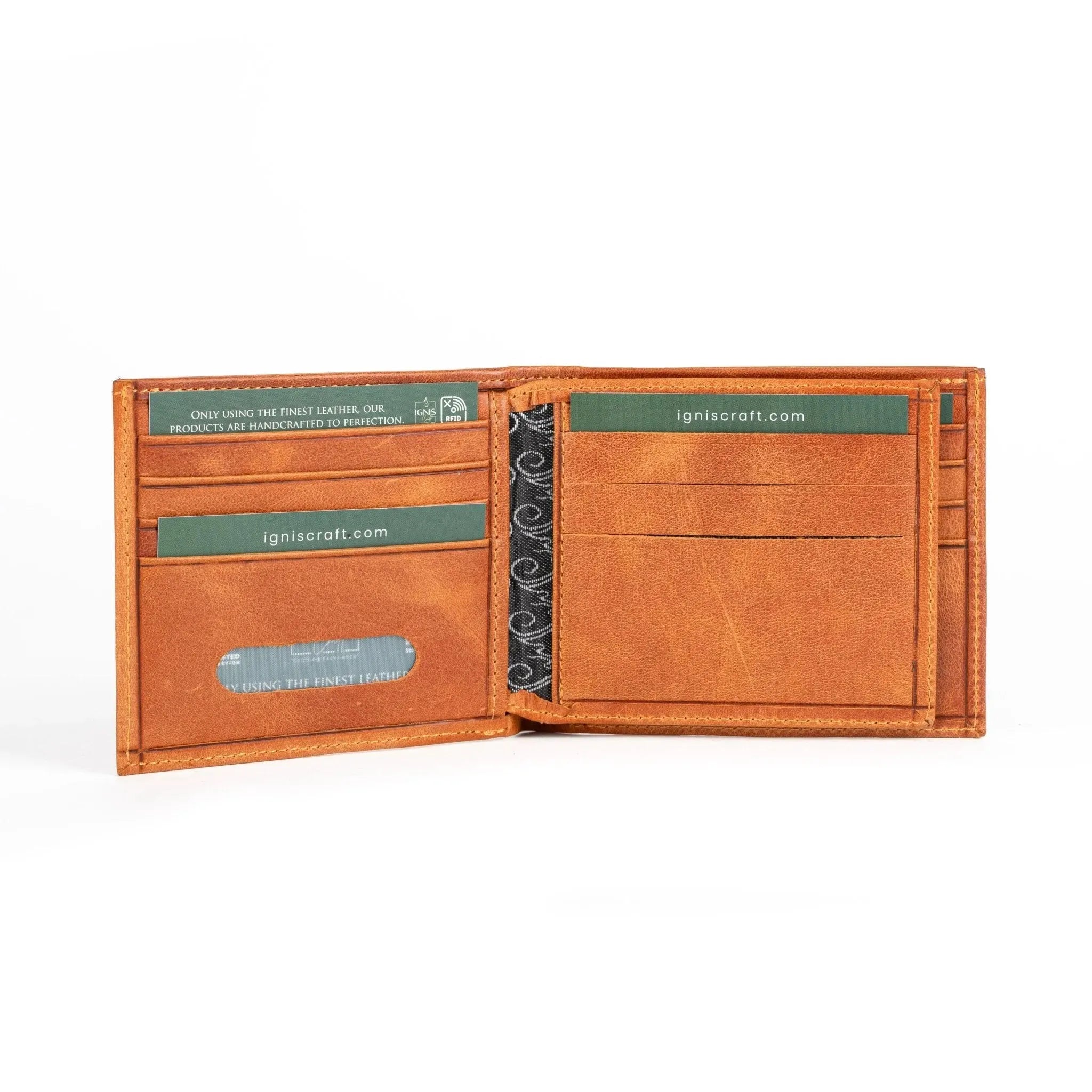 Man Leather Wallet | Companion Amber