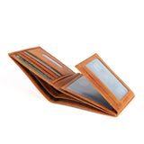 Premium Men's Leather Wallet | Dual Flip Amber - IGNIS Craft