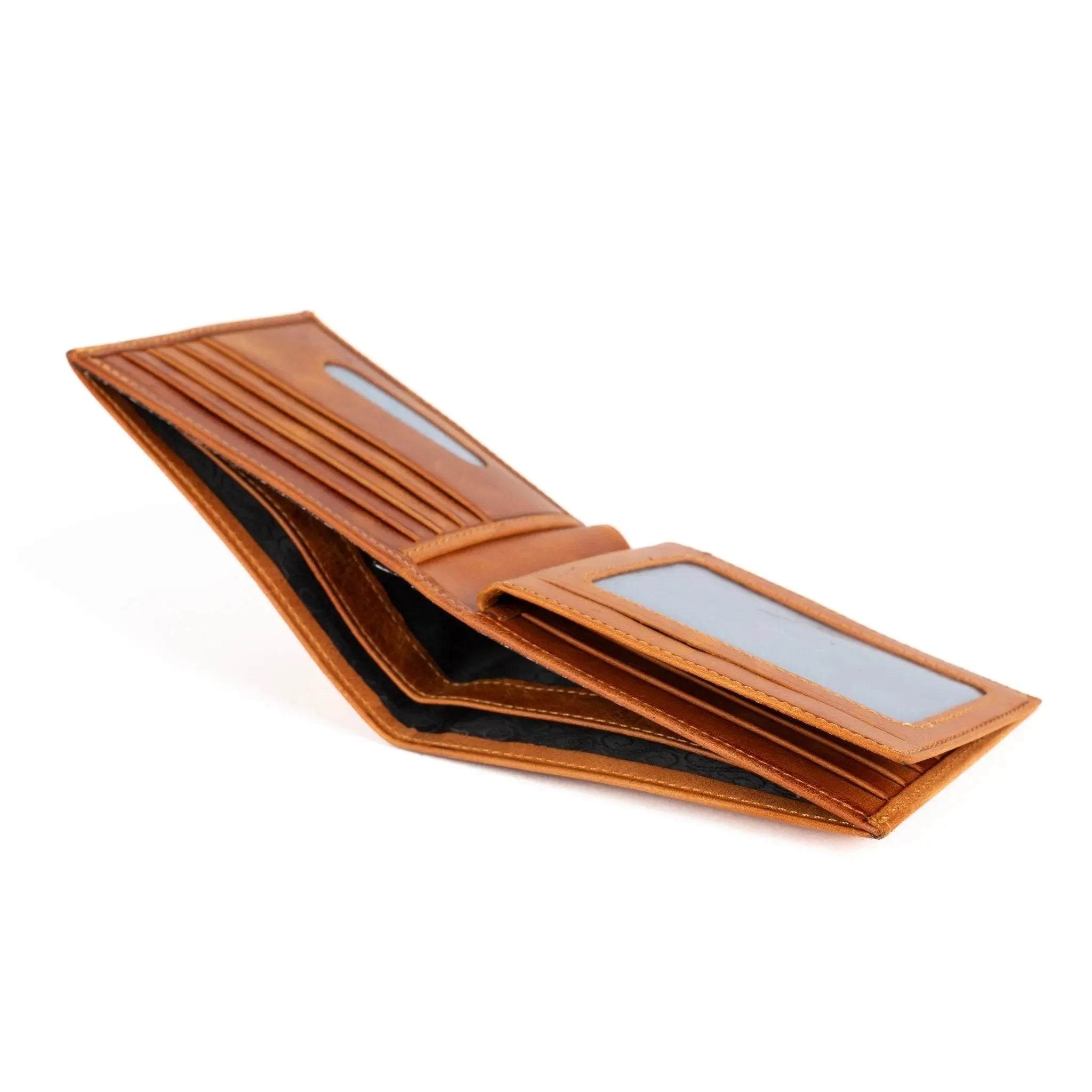 Man Leather Wallet | Companion Amber