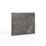 Mens Leather Grey Wallet | Solo Dynamic Basalt