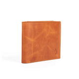 Premium Men's Leather Wallet | Dual Flip Amber - IGNIS Craft