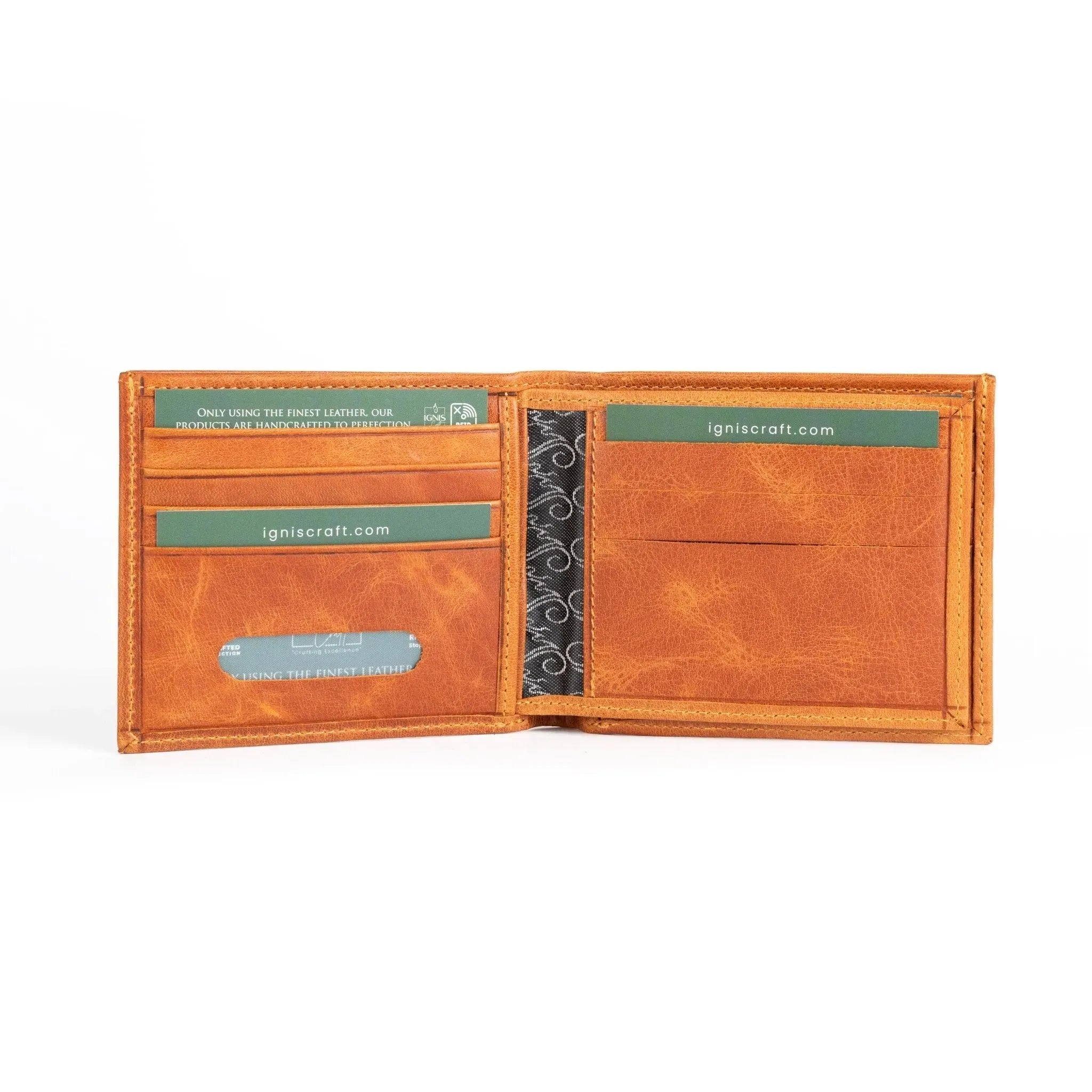 Leather Wallet for Him | Solo Dynamic Amber