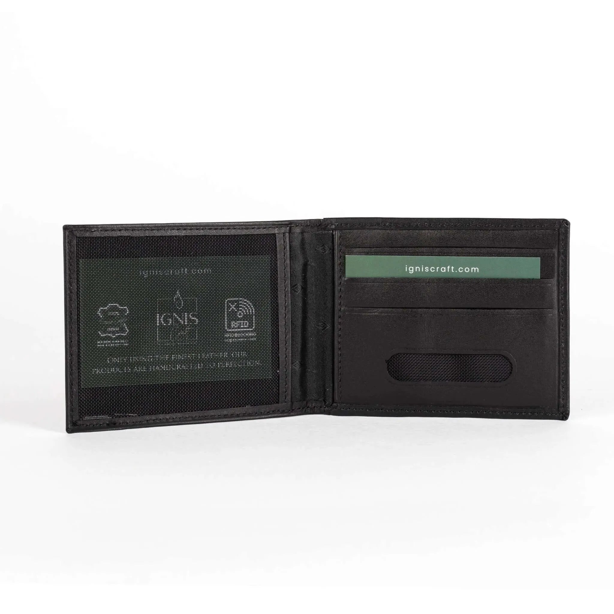 Premium Men's Leather Wallet - IGNIS Craft