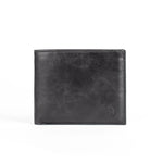 Black Leather Wallet Men | Solo Dynamic Obsidian