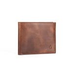 Mens Leather Bi Fold Wallet | Essential Slim Agate