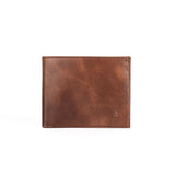 Mens Leather Bi Fold Wallet | Essential Slim Agate