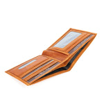 Mens Brown Leather Wallet | Essential Slim Amber