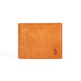 Mens Brown Leather Wallet | Essential Slim Amber