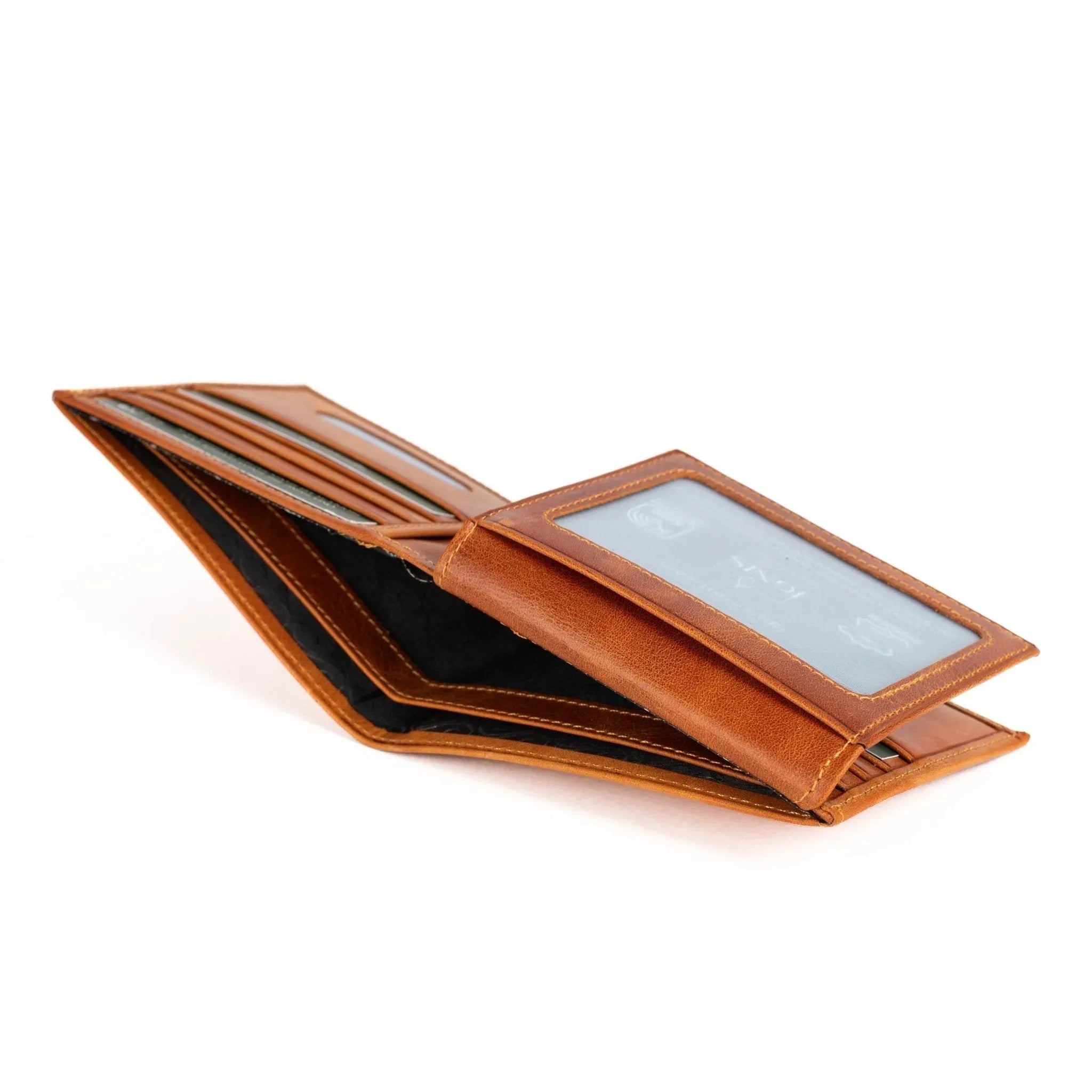 Mens Leather Billfold Wallet | Solstice 4 Amber