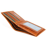 Mens Slim Leather Wallet | Solstice Amber