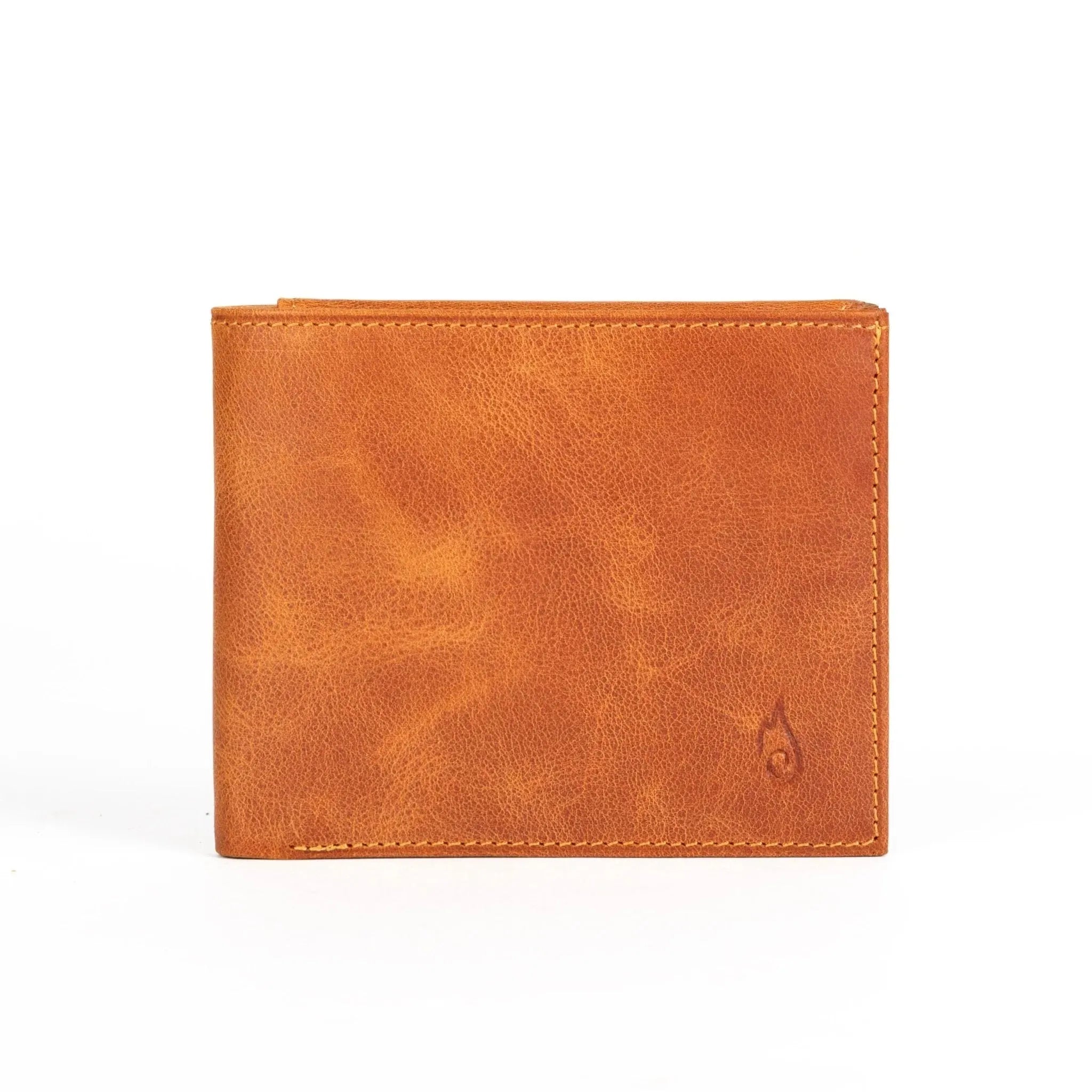 Mens Slim Leather Wallet | Solstice Amber