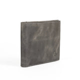 Mens Minimalist Leather Wallet | Solstice Basalt