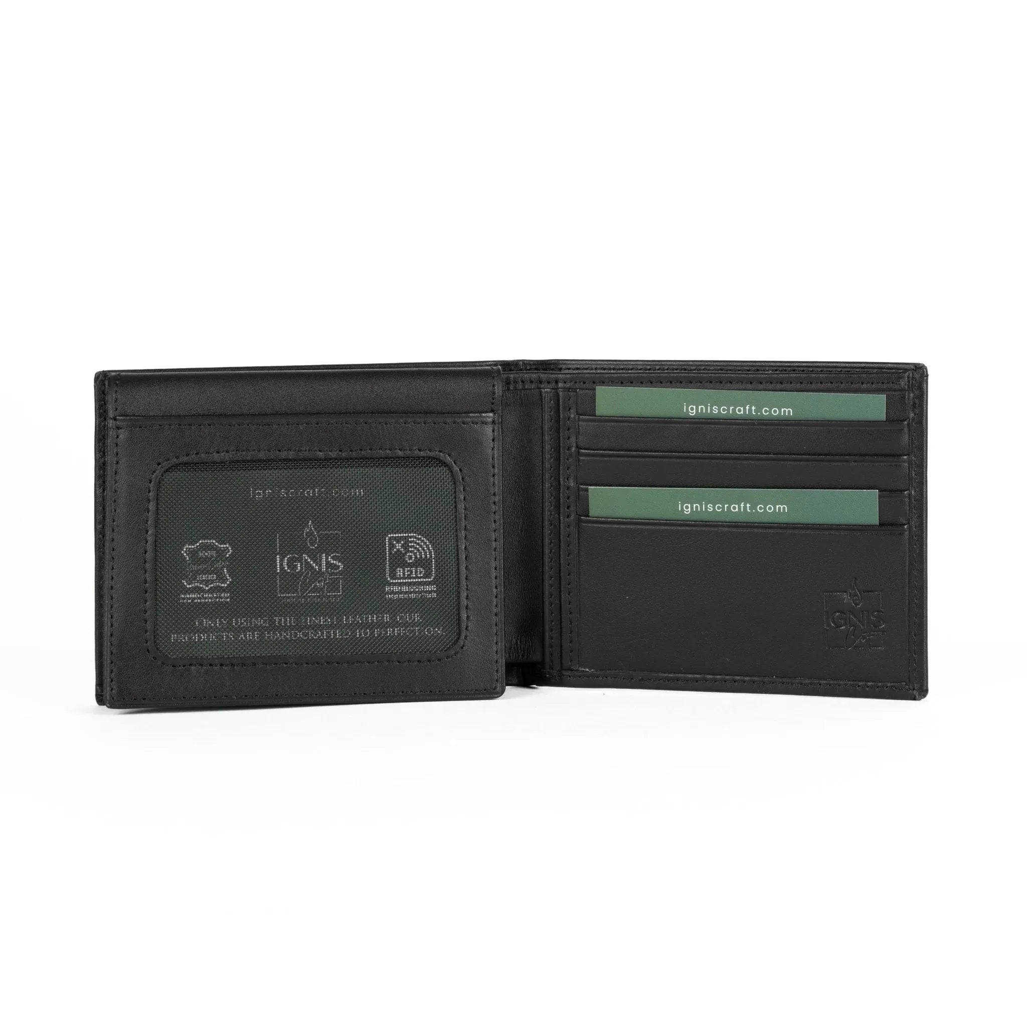 Male Leather Wallet | Solstice Onyx