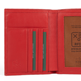 Leather Passport Wallet | Voyager Ruby