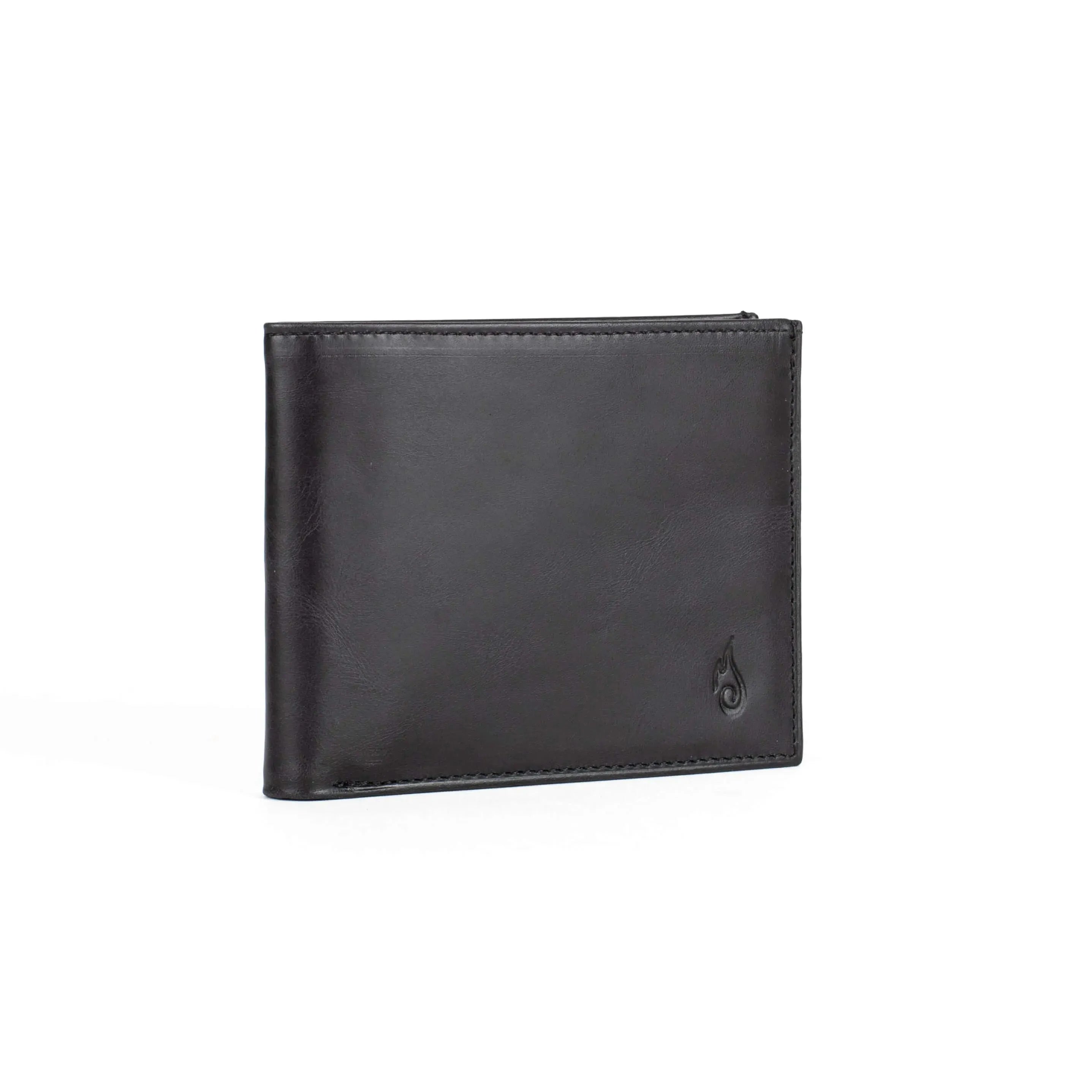 Men's Leather Bifold Wallet | Soloist Obsidian IGNIS Craft