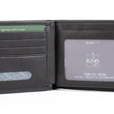 Mens Leather Wallet | Essential Obsidian