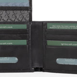 Mens Leather Wallet | Solstice 4 Obsidian