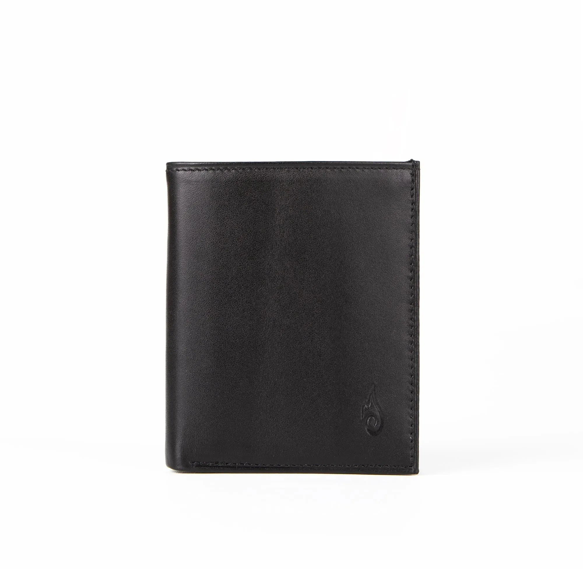 Mens Leather Card Holder | Folio Onyx