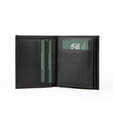 Mens Leather Card Holder | Folio Onyx