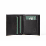 Mens Leather Card Wallet | Capsule Onyx