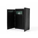 Mens Leather Card Holder | Multifold Onyx