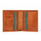 Mens Leather Card Holder | Slimline Amber