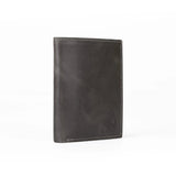 Mens Leather Card Holder | Multifold Basalt