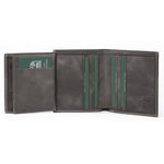 Mens Leather Card Holder | Multifold Basalt