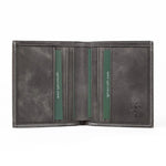 Mens Leather Card Holder | Slimline Basalt