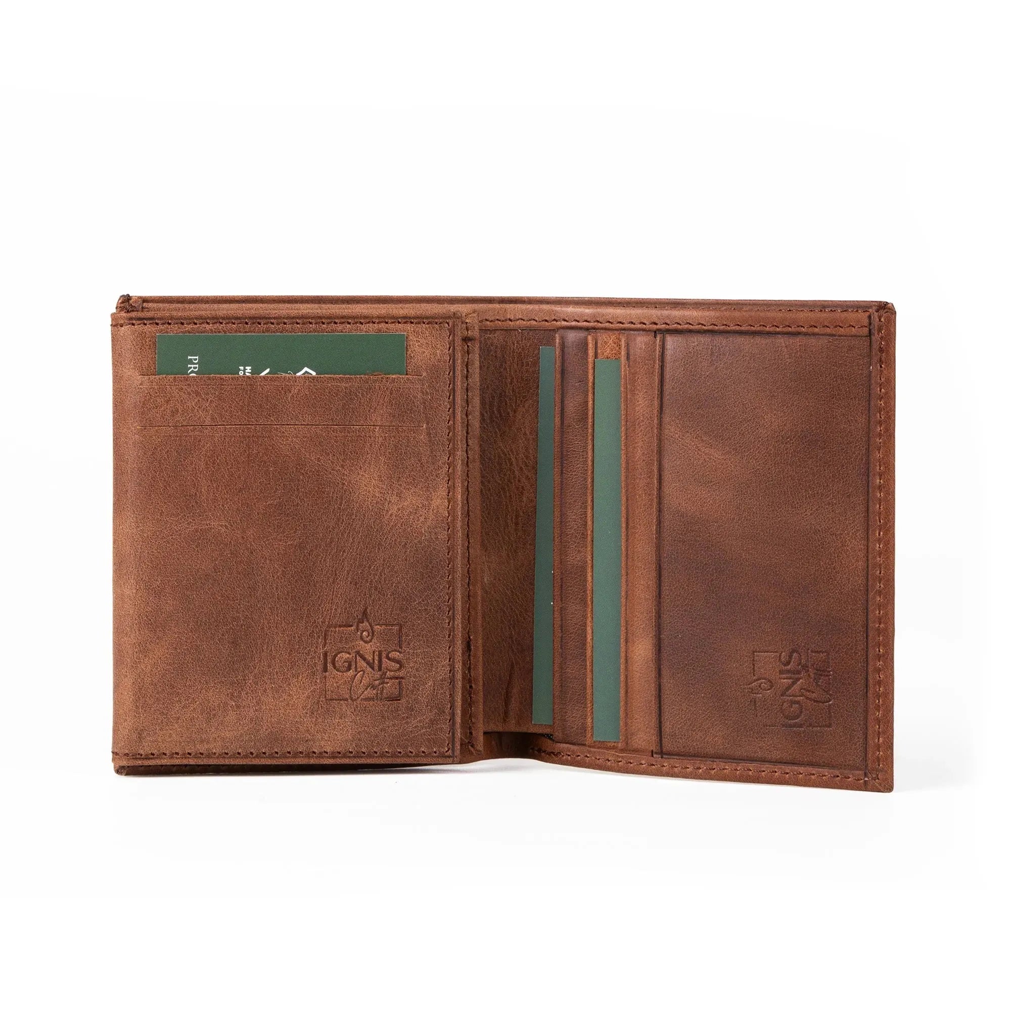 Mens Leather Card Holder | Multifold Jasper