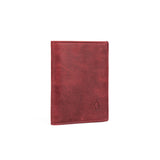 Mens Trifold Leather Wallet | Apex Garnet