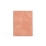 Mens Trifold Leather Wallet | Apex Coral