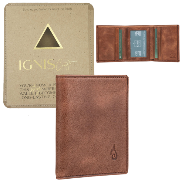 Minimalist Men's Leather Wallet | Apex Agate