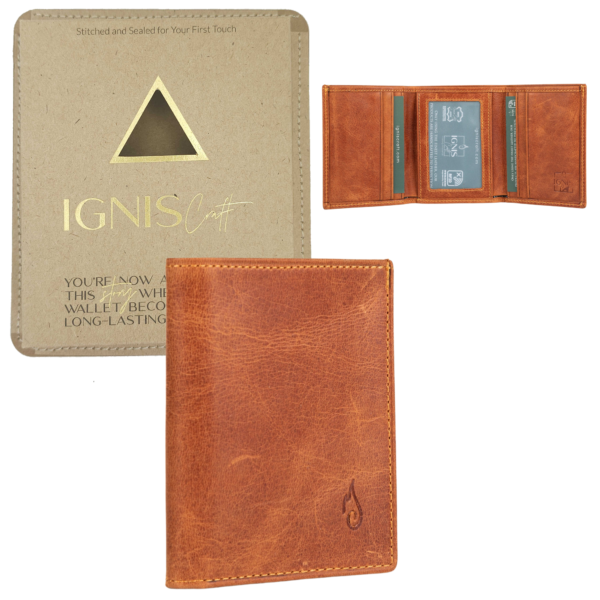 Apex Amber Minimalist Men's Wallet