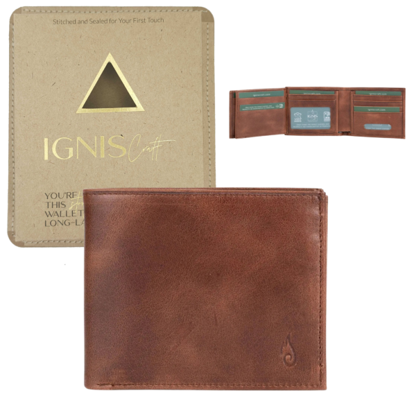 Dual Flip Jasper Men's Leather Wallet