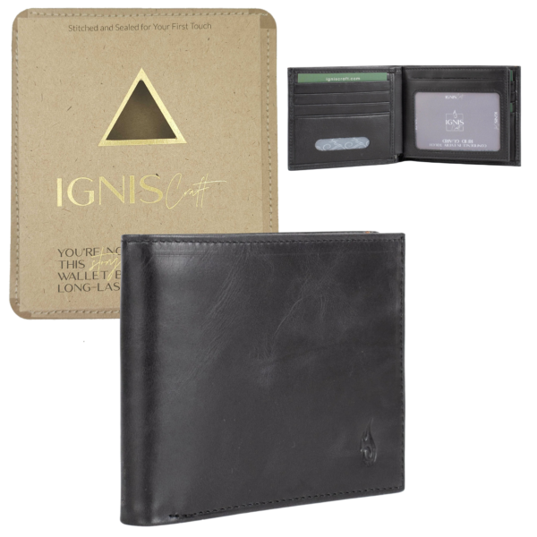 Essential Obsidian Men's Leather Wallet