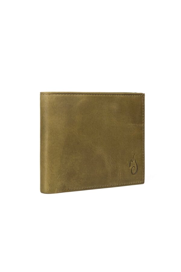 Green Leather Wallet for Men RFID Blocking  | Companion - Image 8